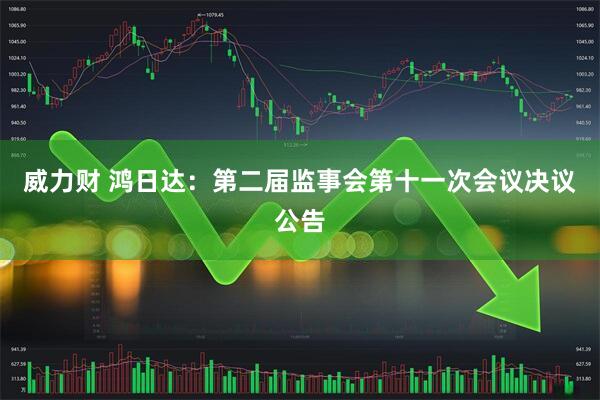 威力财 鸿日达：第二届监事会第十一次会议决议公告
