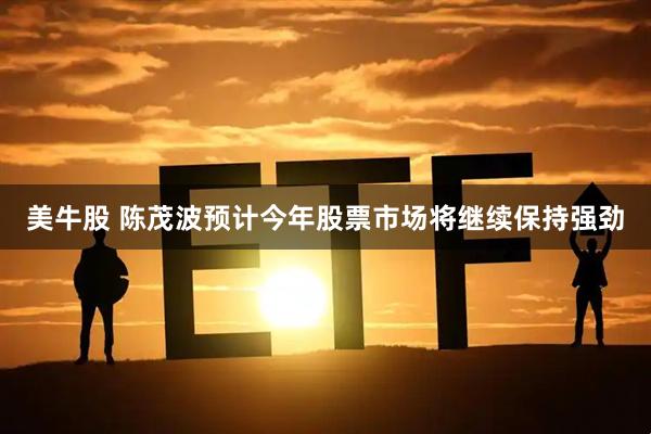 美牛股 陈茂波预计今年股票市场将继续保持强劲